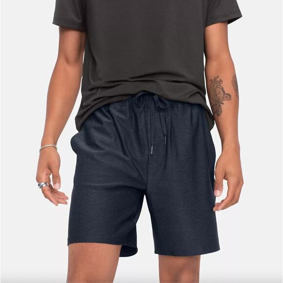 OUTDOOR VOICES Men's Sunday 7" Shorts XS Black Charcoal Athletic NWT - Picture 1 of 9